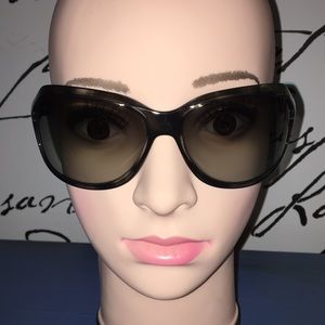 Prada SPR 14G Black/Gray Sunglasses